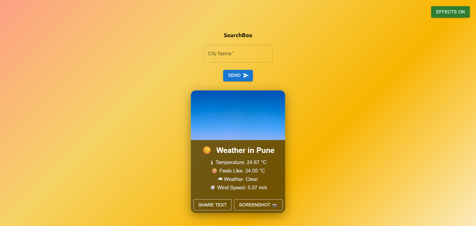 Weather App